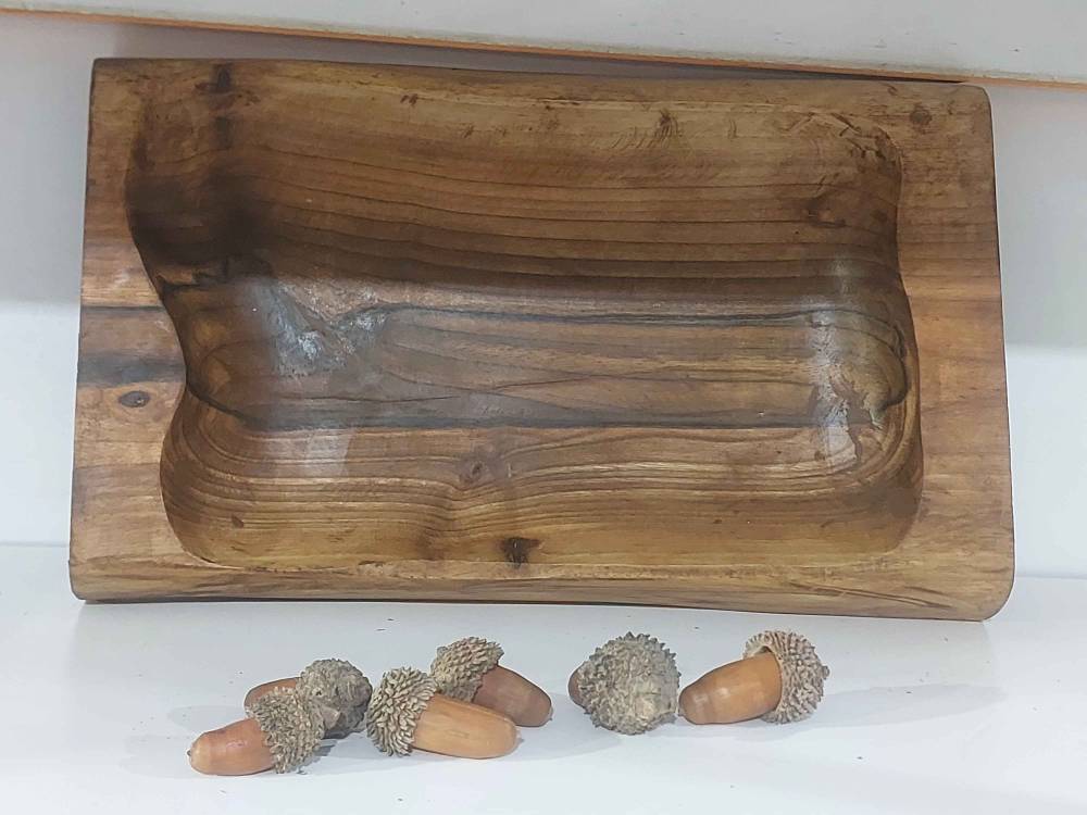 اردو خوری با چوب گردو دست ساز